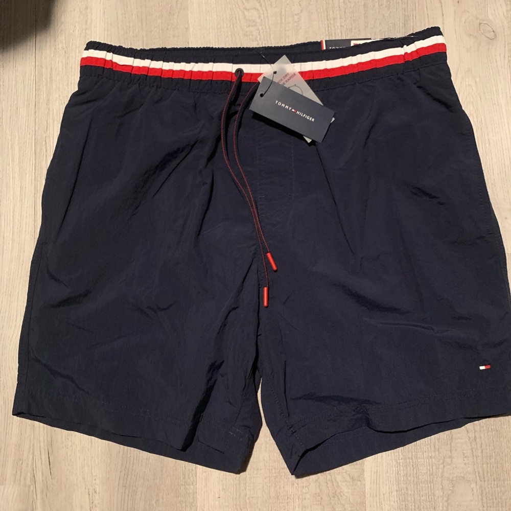 Tommy Hilfiger Navy Shorts Swim Trunks